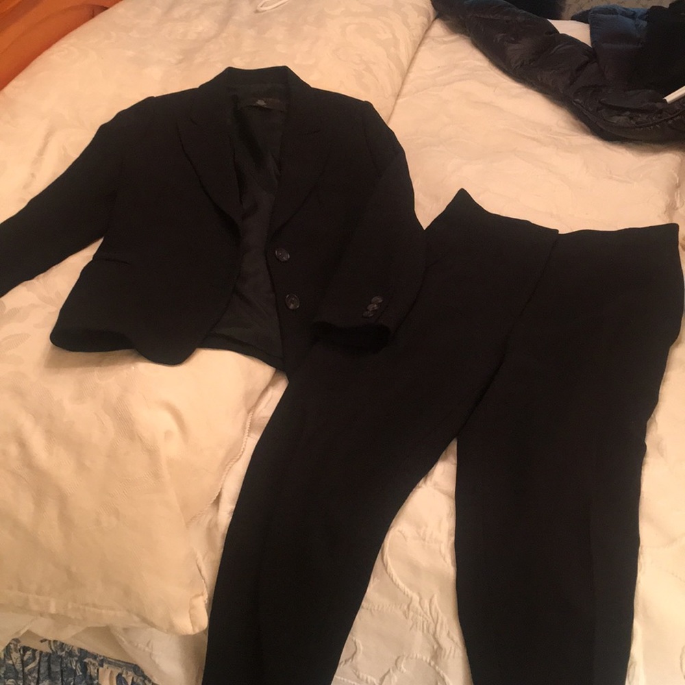 Italian made black suit